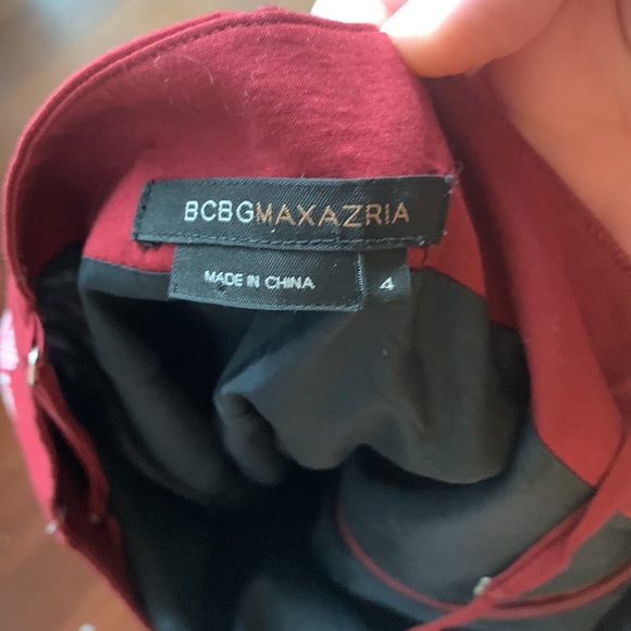 BCBG Printed Halter Flare Dress - Picture 7 of 8